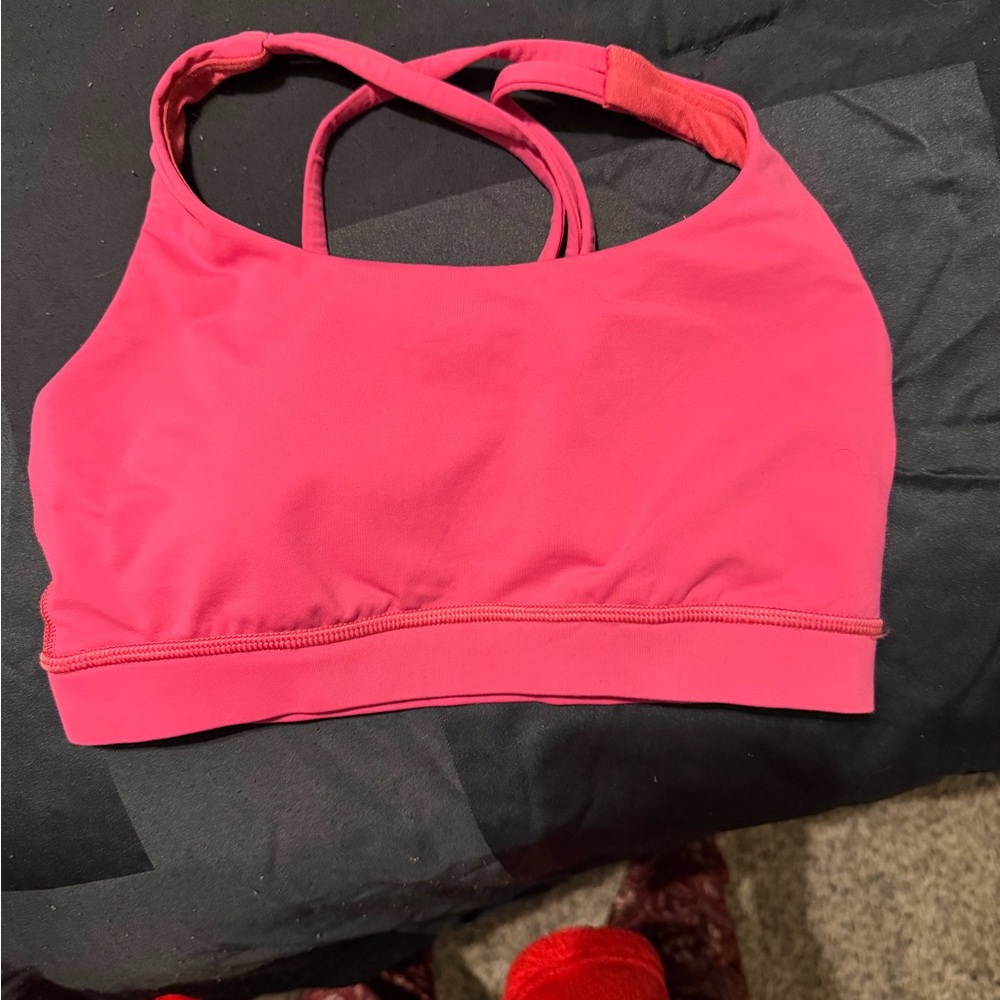 lululemon athletica Pink Cross-Back Sports Bralette
